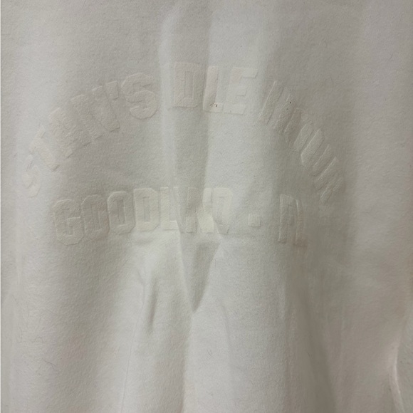 League Women's Off-White Crew Neck Sweater - Picture 2 of 3